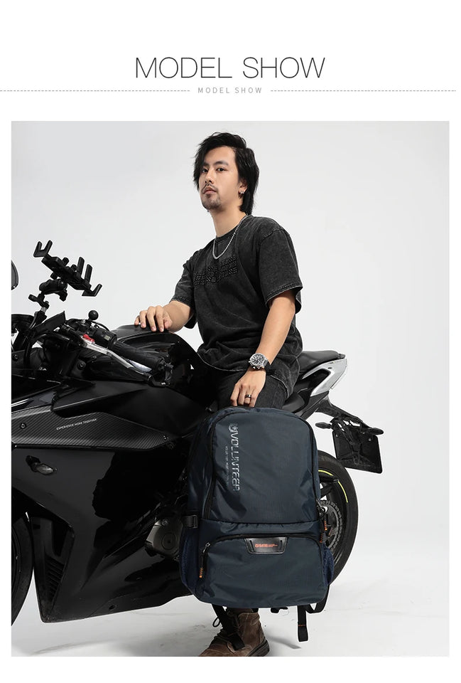 VOLUNTEER Backpacks for Men Fashion Waterproof Travel Hiking Laptop School Backpack Male Casual Large Capacity Bookbag 1802-05