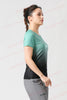 Women Sportswear T-shirt Quick Drying Jogging Sweat Wicking Short Sleeve Loose Outdoor Sports Fitness Top Gym Female Jersey Tee