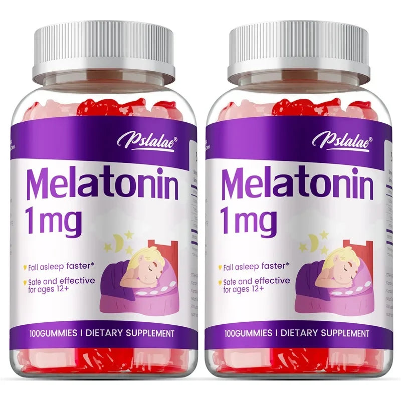 Melatonin Gummies 1mg - Children's Sleep Aids, Relieves Stress, Improves Insomnia, Improves Sleep Quality and Deeper Sleep