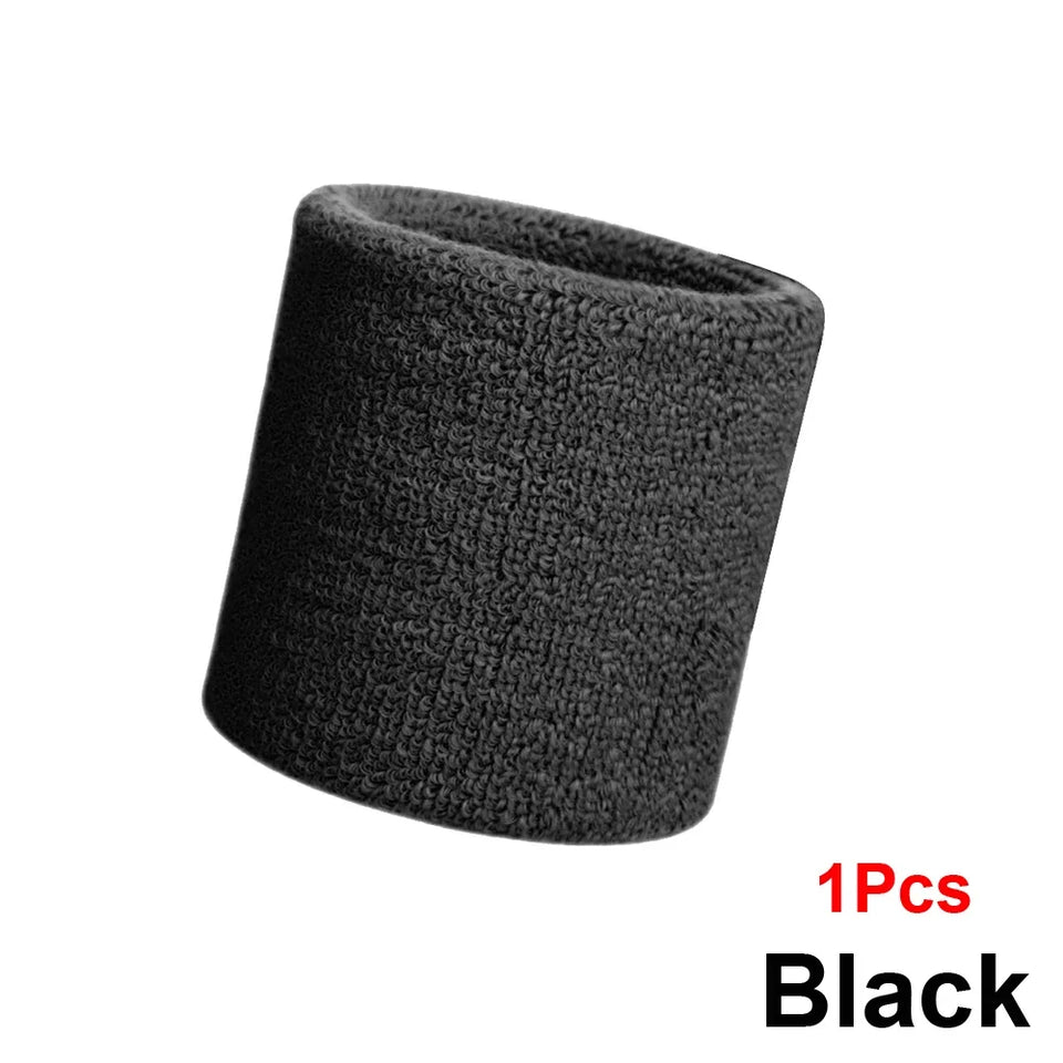 Unique Sports Multi Colors Pack Sports Wrist Sweat Wristbands for Basketball Leagues（Black/Yellow/White/Blue/Pink/Red/Gray)