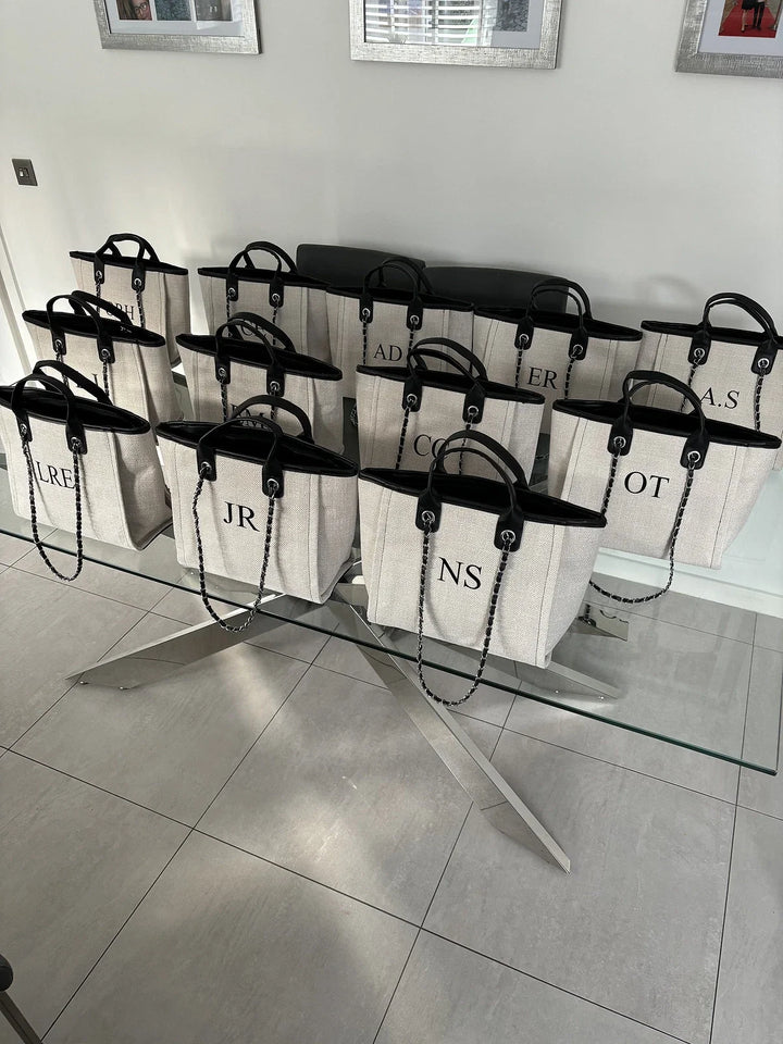 Customized Gift Women's Stylish Backpack 2025 Tote Bag Women Shoulder Bag  Mini Bag Holiday Canvas Bride Gifts Travel Essentials