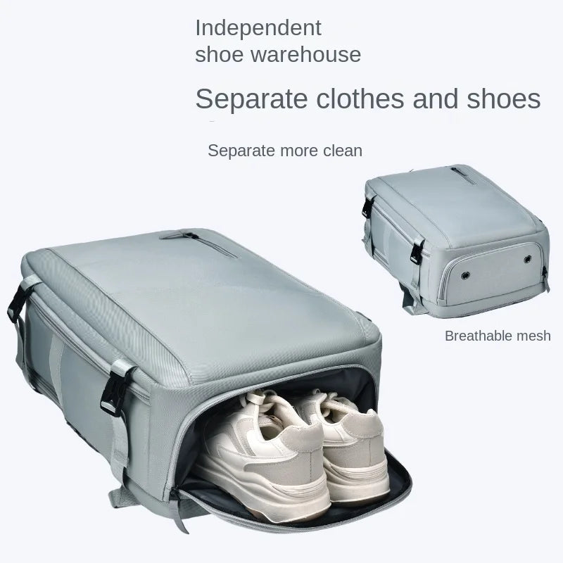 Men's Backpack Simple Style Large Capacity Travel Backpack High-end Business Laptop Bag Student