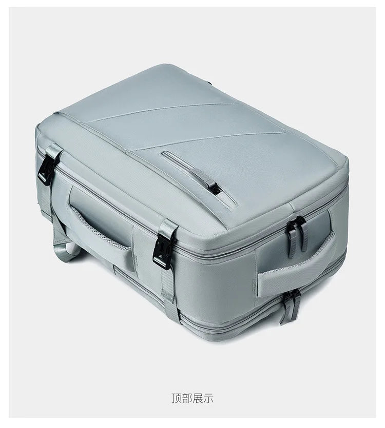 Men's Backpack Simple Style Large Capacity Travel Backpack High-end Business Laptop Bag Student