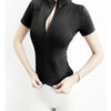 Women Sport T Shirts Slim Fit Quick-drying Full Zip Tops Outdoor Fitness Running Tights Short Sleeves Women's Yoga Wear