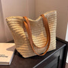 Women's Bags Large Capacity Shoulder Bag Summer Straw Woven Basket Handbag Fashion Female Luxury Designer Beach Bag Bali Shopper