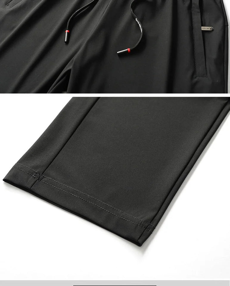 Men's Sports Pants Casual Fitness Sportswear Running Pants Fashion Breathable Comfortable Drawstring Straight Pants Men's Jogger