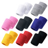Unique Sports Multi Colors Pack Sports Wrist Sweat Wristbands for Basketball Leagues（Black/Yellow/White/Blue/Pink/Red/Gray)