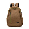 Men's Canvas Backpack Simple Casual Unisex Travel Backpack Schoolbag Large Capacity Ins Wind Laptop Computer Backpack