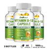 Vitamin B12 Capsules - Supports Energy Metabolism, Mood, Heart, Nervous System Support