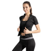 Women Sport T Shirts Slim Fit Quick-drying Full Zip Tops Outdoor Fitness Running Tights Short Sleeves Women's Yoga Wear