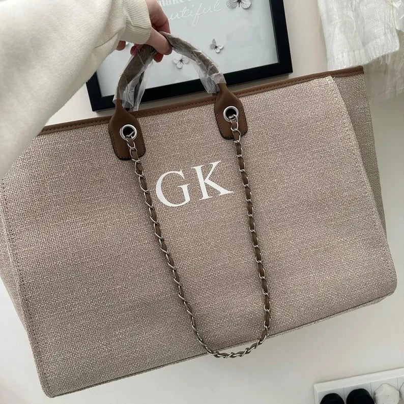 Customized Gift Women's Stylish Backpack 2025 Tote Bag Women Shoulder Bag  Mini Bag Holiday Canvas Bride Gifts Travel Essentials