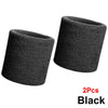 Unique Sports Multi Colors Pack Sports Wrist Sweat Wristbands for Basketball Leagues（Black/Yellow/White/Blue/Pink/Red/Gray)