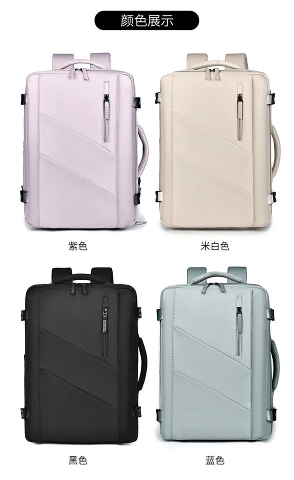 Men's Backpack Simple Style Large Capacity Travel Backpack High-end Business Laptop Bag Student