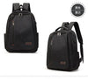 Men's Canvas Backpack Simple Casual Unisex Travel Backpack Schoolbag Large Capacity Ins Wind Laptop Computer Backpack
