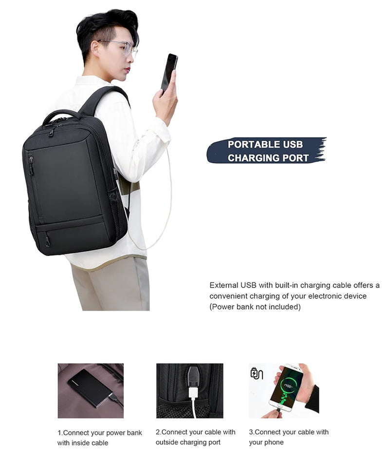 Men's Designer Laptop Bag School Bags for Boys Male Motorcycle Tactical Business Sports Travel Backpack Men