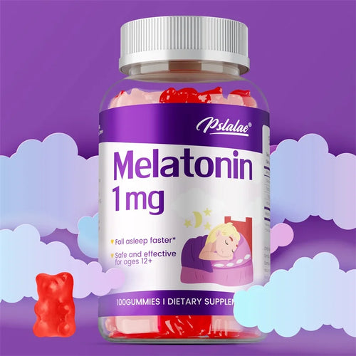 Melatonin Gummies 1mg - Children's Sleep Aids, Relieves Stress, Improves Insomnia, Improves Sleep Quality and Deeper Sleep