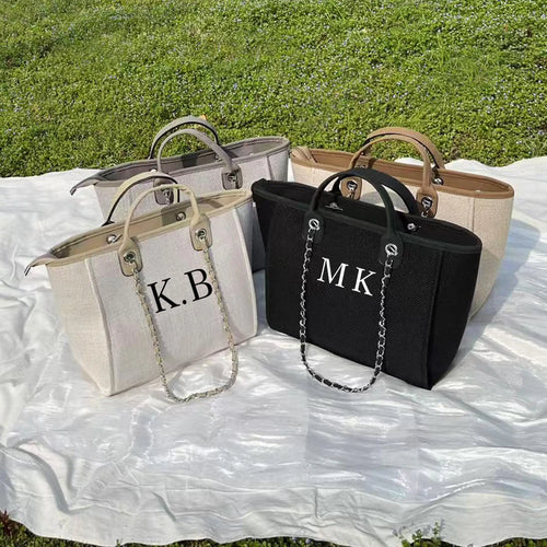 Customized Gift Women's Stylish Backpack 2025 Tote Bag Women Shoulder Bag  Mini Bag Holiday Canvas Bride Gifts Travel Essentials