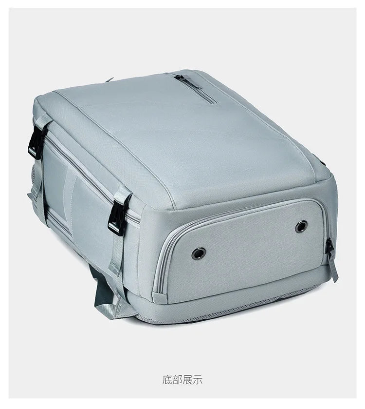 Men's Backpack Simple Style Large Capacity Travel Backpack High-end Business Laptop Bag Student