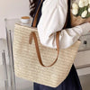 Women's Bags Large Capacity Shoulder Bag Summer Straw Woven Basket Handbag Fashion Female Luxury Designer Beach Bag Bali Shopper