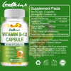 Vitamin B12 Capsules - Supports Energy Metabolism, Mood, Heart, Nervous System Support